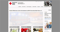 Desktop Screenshot of drk-maintaunus.de